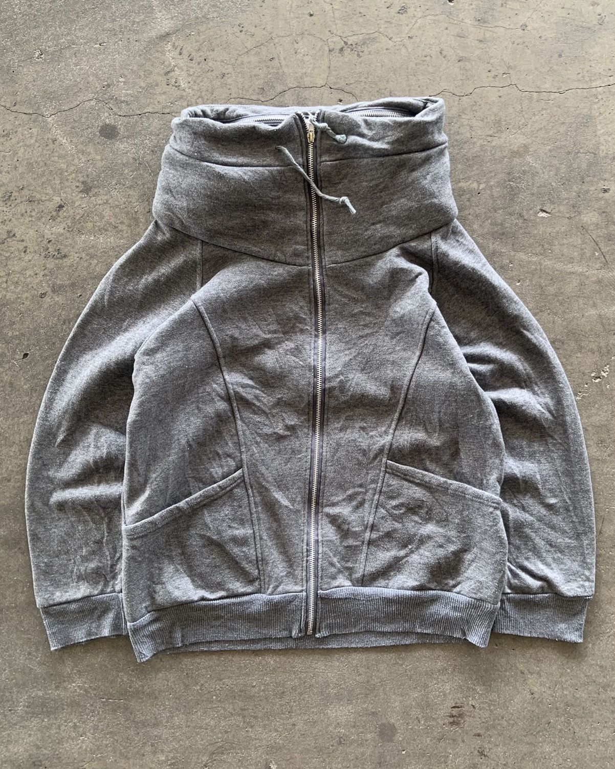 Pre-owned If Six Was Nine X Le Grande Bleu L G B Lgb Ifsixwasnine Bono Style Zip Up Jacket In Grey