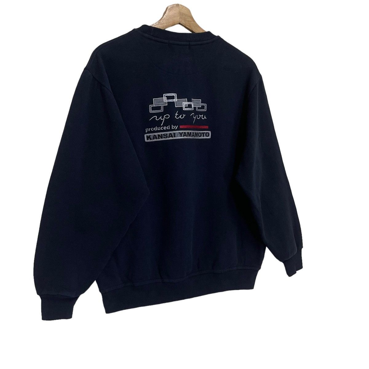 Kansai Yamamoto Kansai Yamamoto Big Logo Crewneck Sweatshirt Size US M / EU 48-50 / 2 - 2 Thumbnail