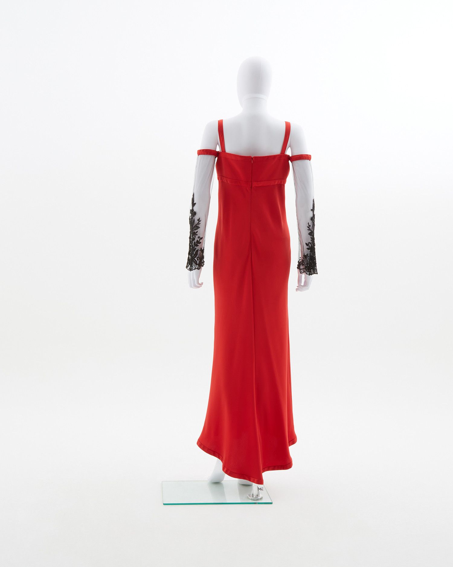 Valentino F/W 2005 Red evening Dress Size M / US 6-8 / IT 42-44 - 4 Thumbnail