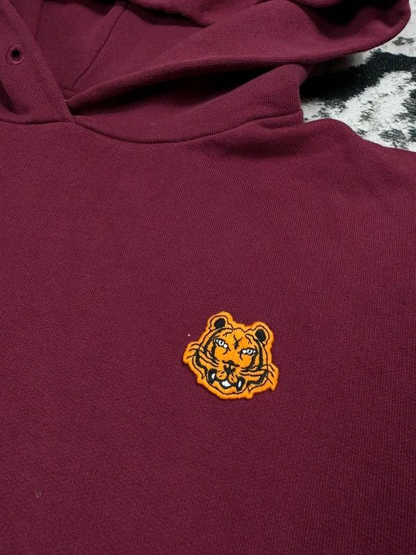Kenzo Kenzo Tiger Paris Burgundy Purple Hoodie S Size S / US 4 / IT 40 - 4 Thumbnail