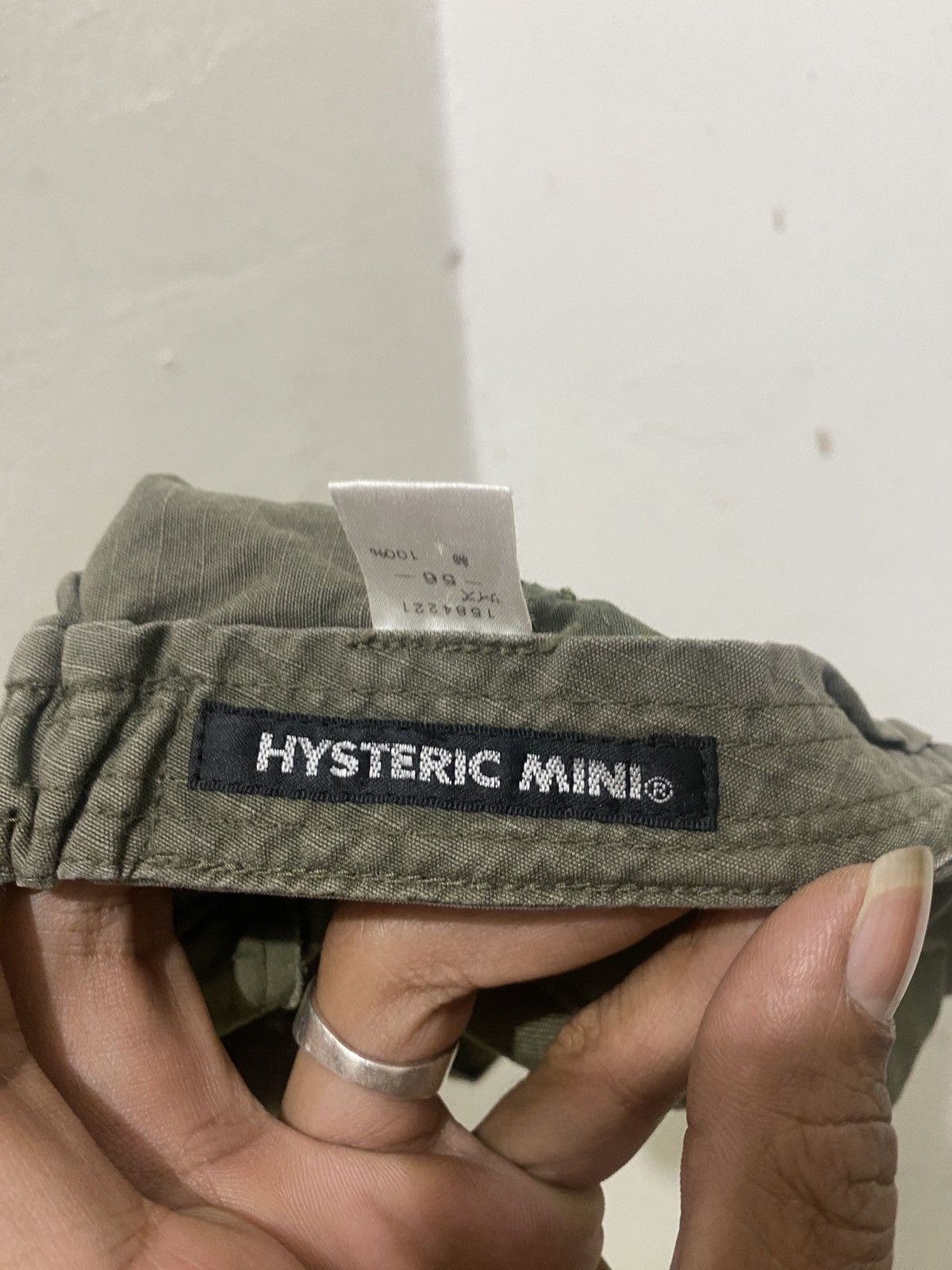 Hysteric Glamour 💥Binding Offer💥Army green mini hysteric cap Size ONE SIZE - 7 Thumbnail