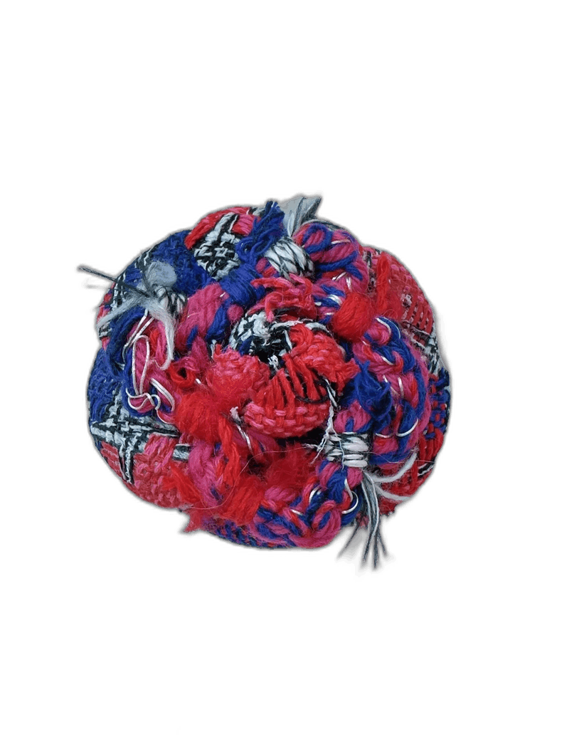 Chanel Chanel 15s Camellia Brooch Red Blue Size ONE SIZE - 1 Thumbnail