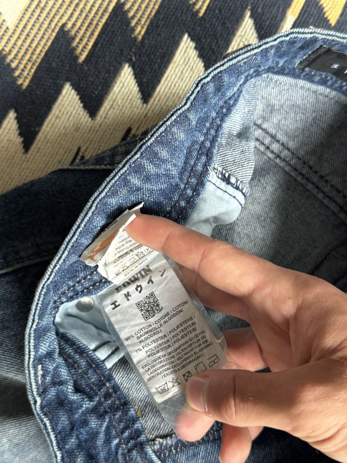 Edwin ❗️RARE❗️Edwin Cargo Denim Y2K Japan Style Jeans Size US 30 / EU 46 - 13 Thumbnail
