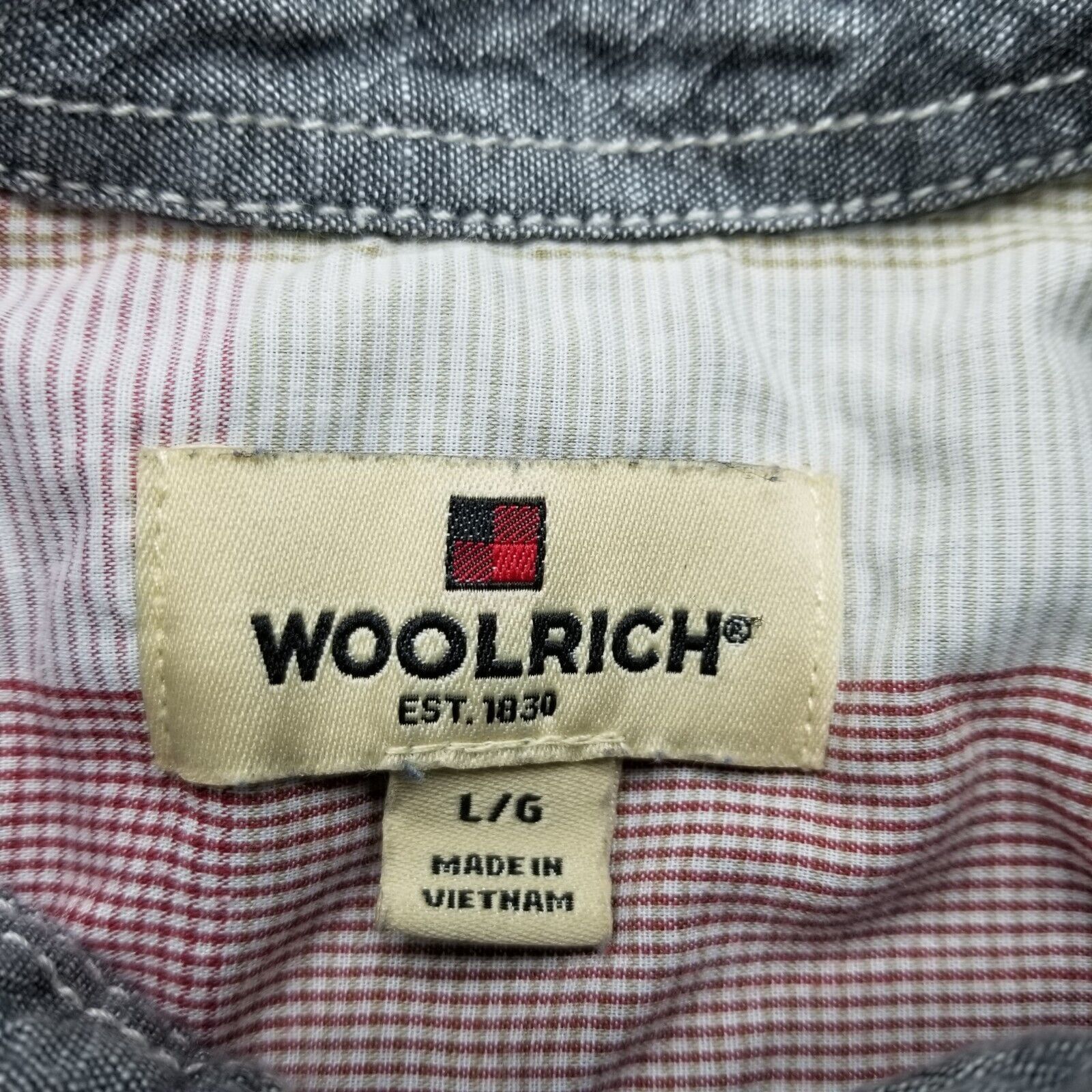 Other Woolrich Shirt Mens L Button Up Short Sleeve Casual Pockets Size US L / EU 52-54 / 3 - 8 Thumbnail