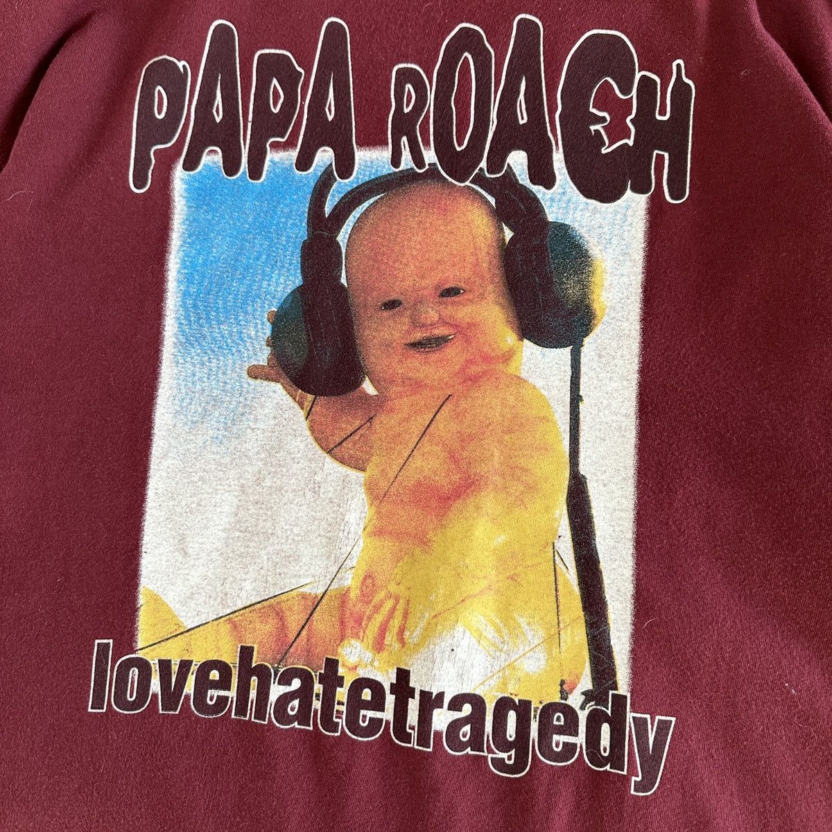Band Tees Vintage 00s y2k Papa Roach Love Hate Tragedy tee Baby rare Size US XXL / EU 58 / 5 - 5 Thumbnail