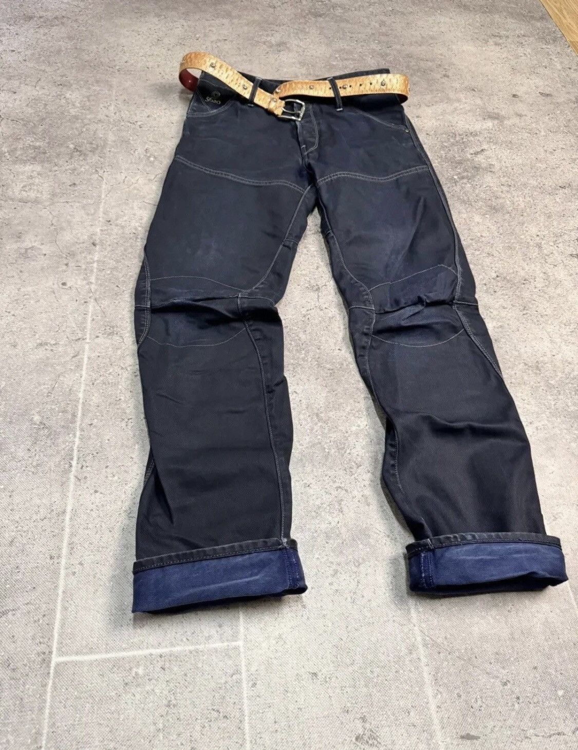 Other Vintage Junya Watanabe Bondage Style G Star Raw Cargo Pants Size US 31 - 5 Thumbnail