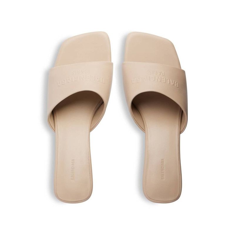 Balenciaga o1s1rm0326 Duty Free 60mm Sandals in Beige Size US 8 / IT 38 - 6 Thumbnail