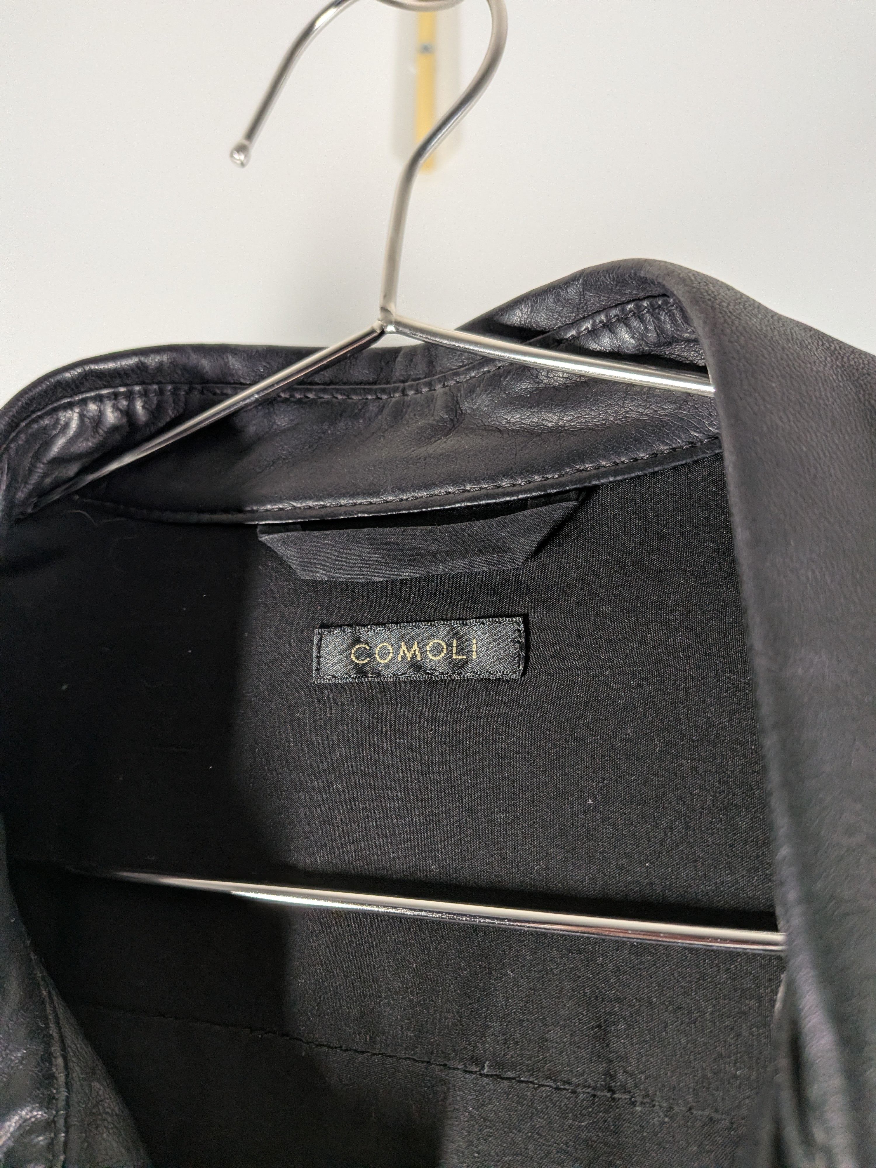 Comoli Comoli Deer Leather Shirt Jacket Black Size US M / EU 48-50 / 2 - 6 Thumbnail