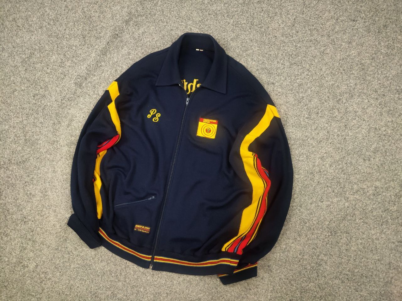 Vintage Vintage 70's Befa FFA Feldschützen Mohlin Wool Track Jacket Size US L / EU 52-54 / 3 - 2 Thumbnail