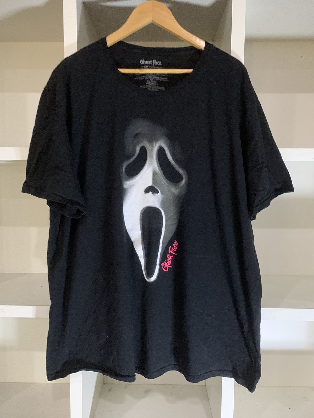 image of Halloween Movie - Ghost Face The Icon in Black, Men's (Size 2XL)