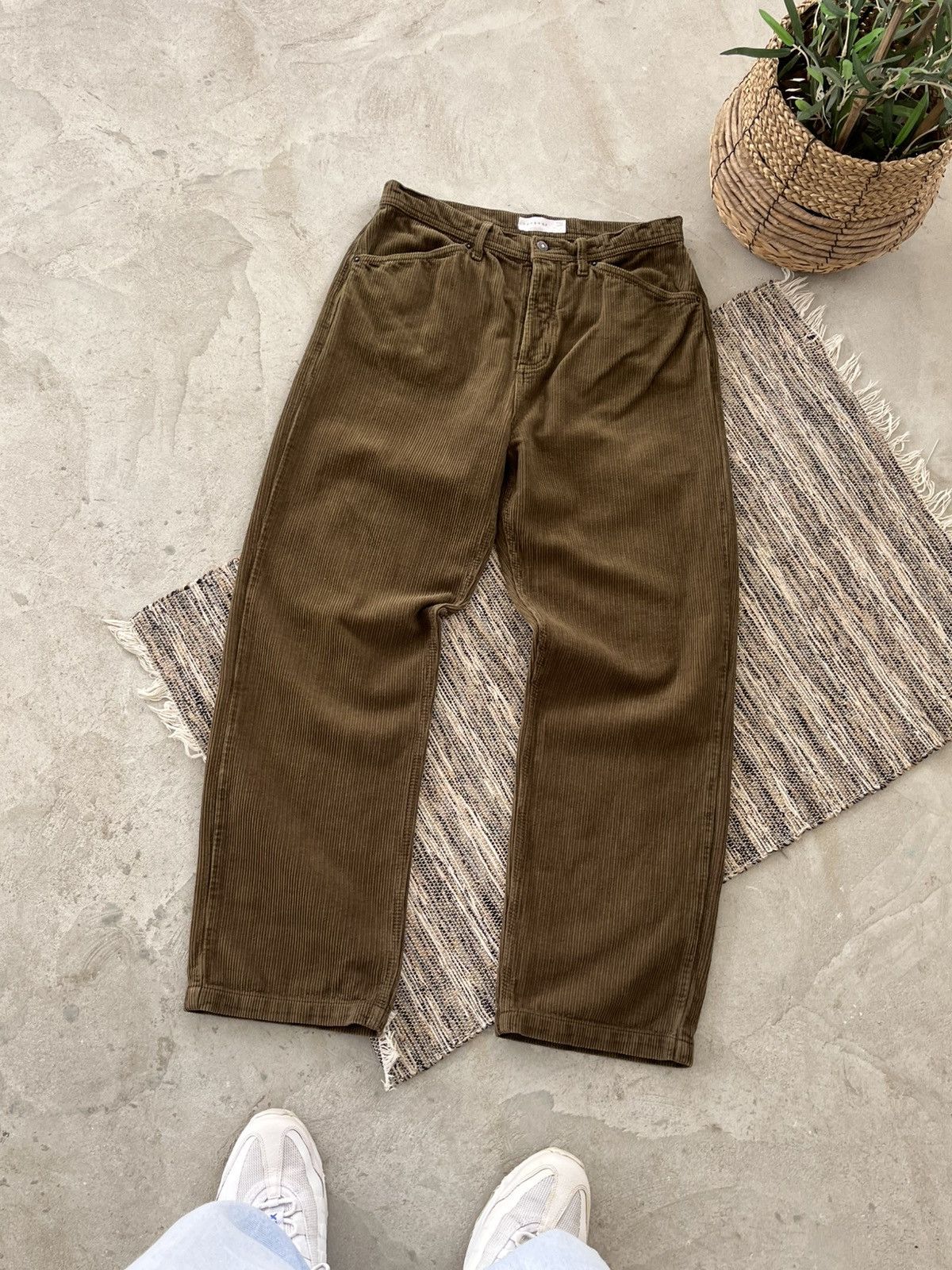 Carhartt Vintage Carhartt style Green Corduroy Pants 32/32 Loose Fit Size US 32 / EU 48 - 2 Thumbnail
