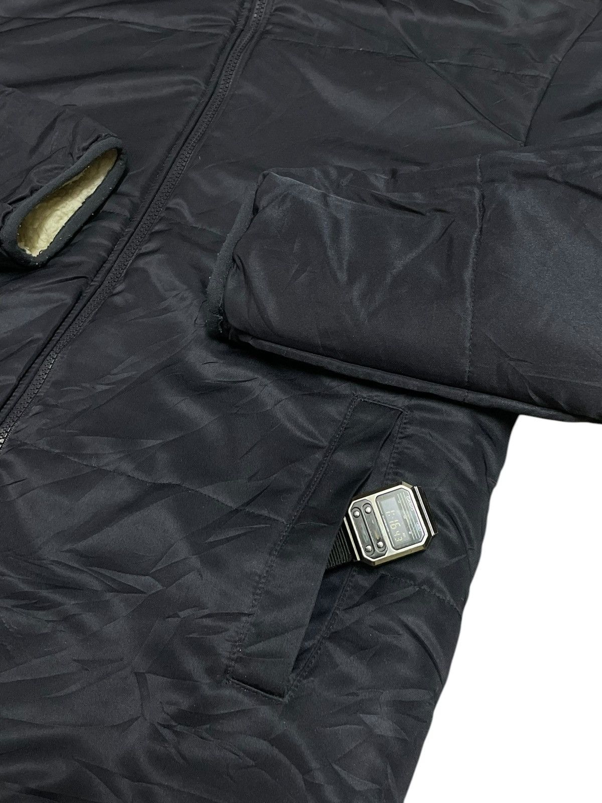 Kangol Vintage Y2K Kangol Fluffy Sherpa Reversible Gorpcore Jacket Size US L / EU 52-54 / 3 - 9 Thumbnail