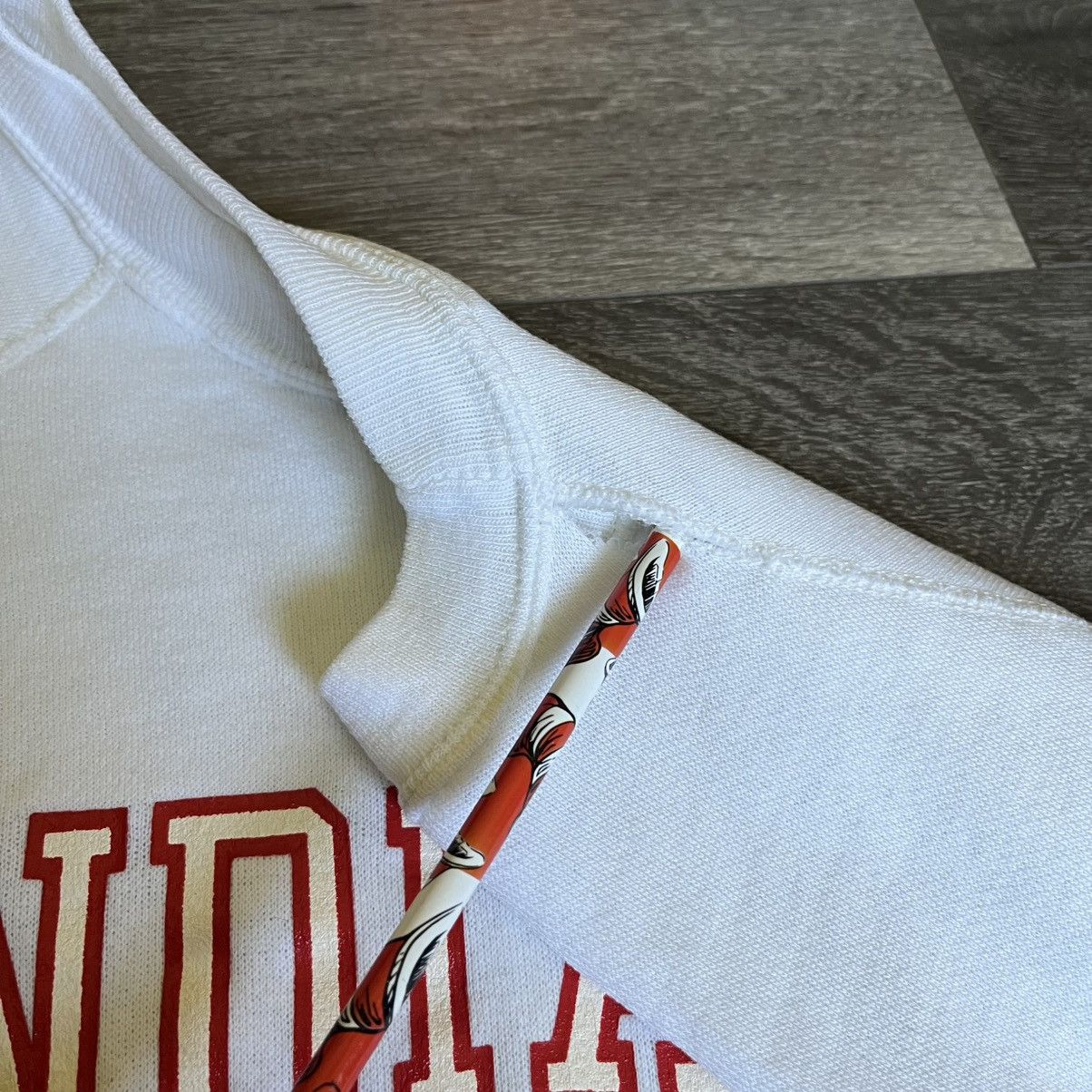 Vintage Vintage 80s Indiana University Hoosiers Crewneck Sweatshirt Size US XL / EU 56 / 4 - 7 Thumbnail