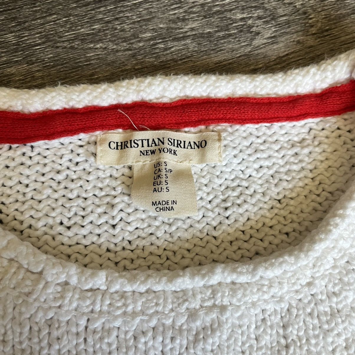 Christian Siriano Vintage Christian Siriano New York Heart Logo Knit Sweater Size S / US 4 / IT 40 - 4 Thumbnail