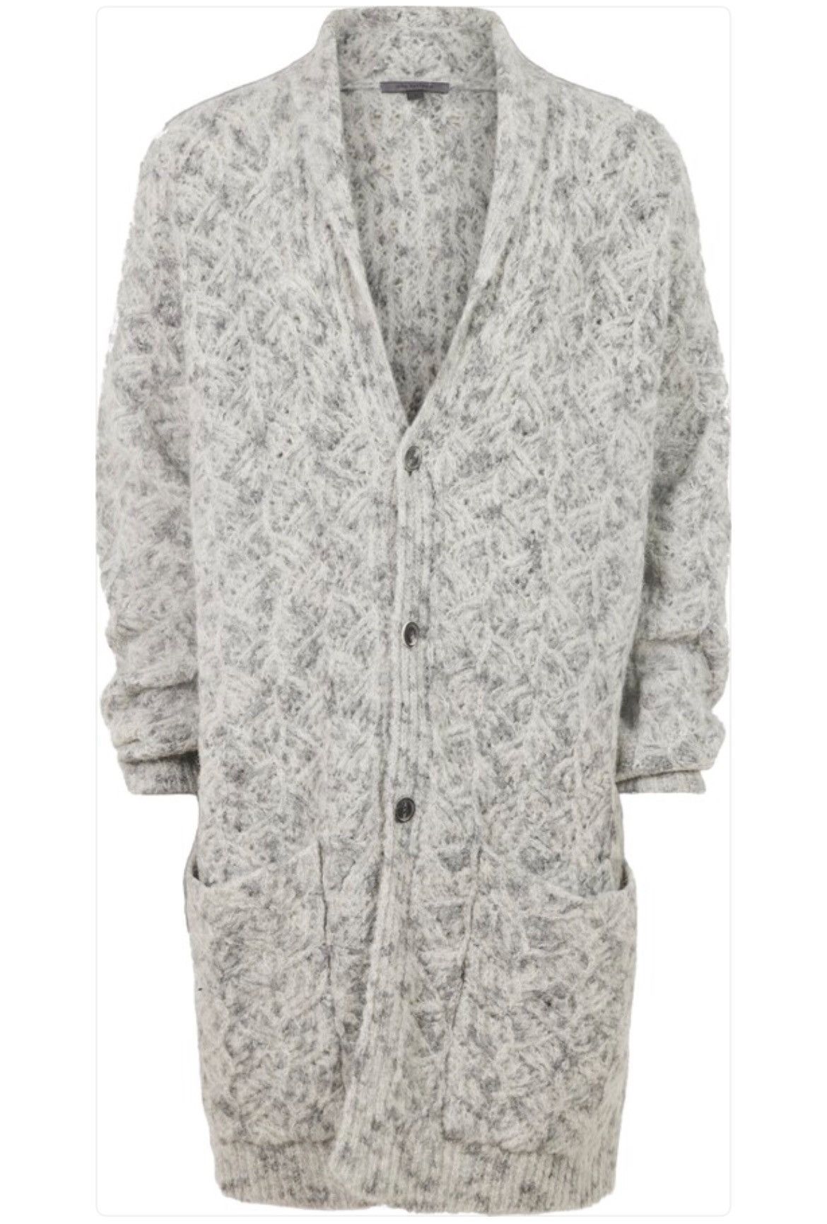 John Varvatos Audubon Shawl Collar Longline Cardigan medium Size US M / EU 48-50 / 2 - 6 Thumbnail