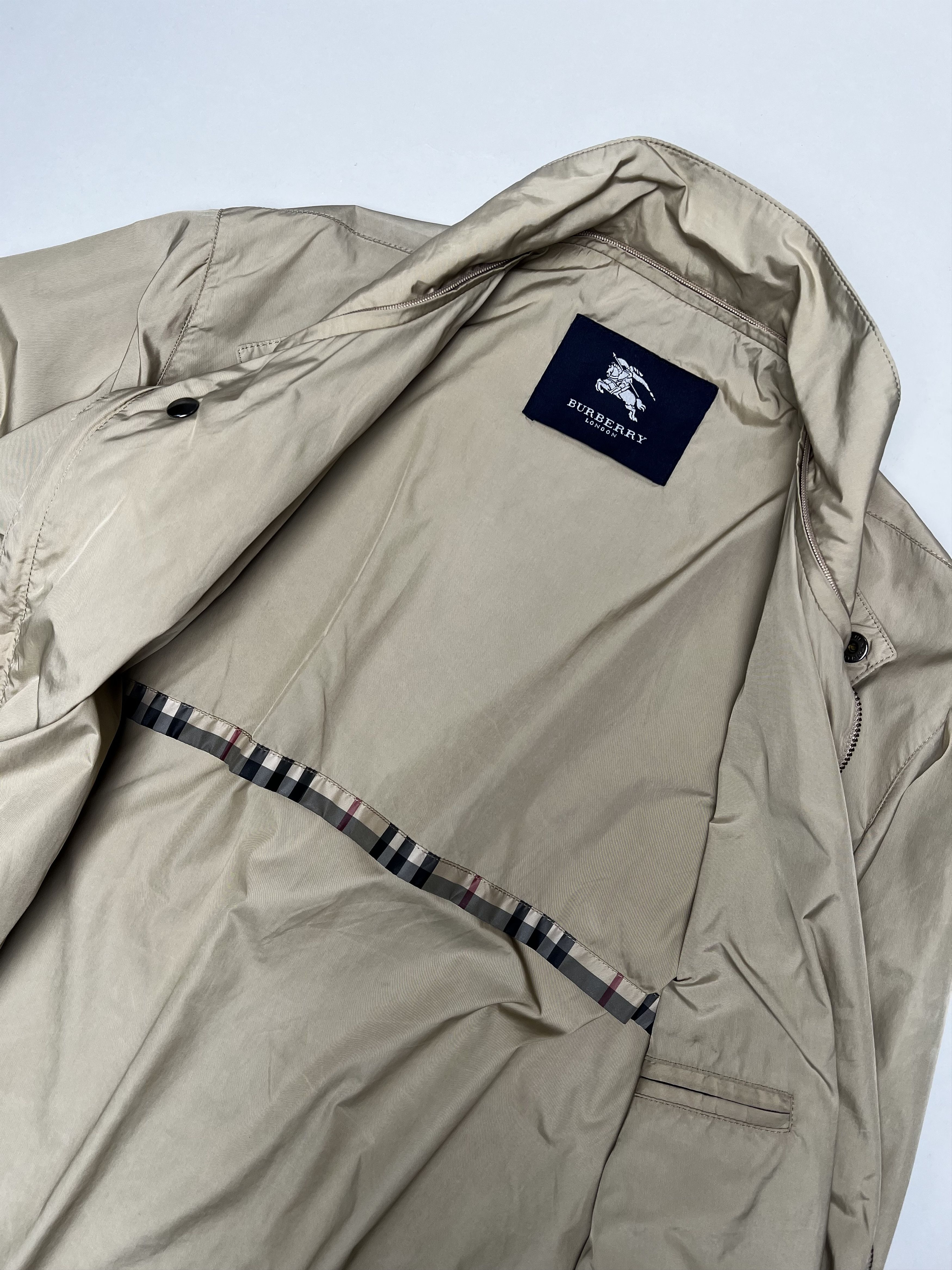 Burberry BURBERRY TRENCH COAT WINDBREAKER BEIGE Size US L / EU 52-54 / 3 - 7 Thumbnail