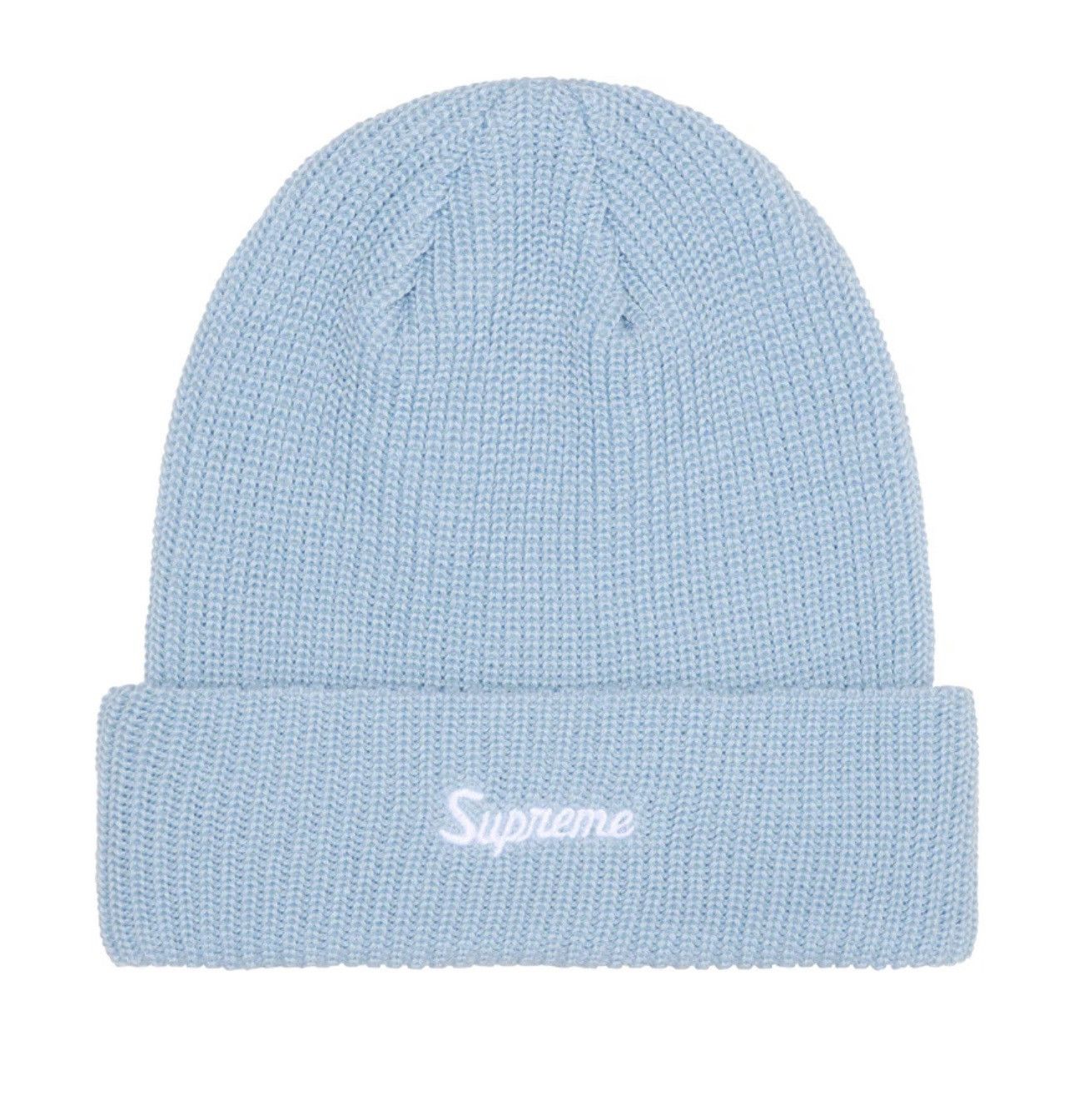 帽子 Supreme Brushed Stripe Beanie Light Blue Supreme Supreme Brushed Stripe Beanie in Light Blue | Grailed