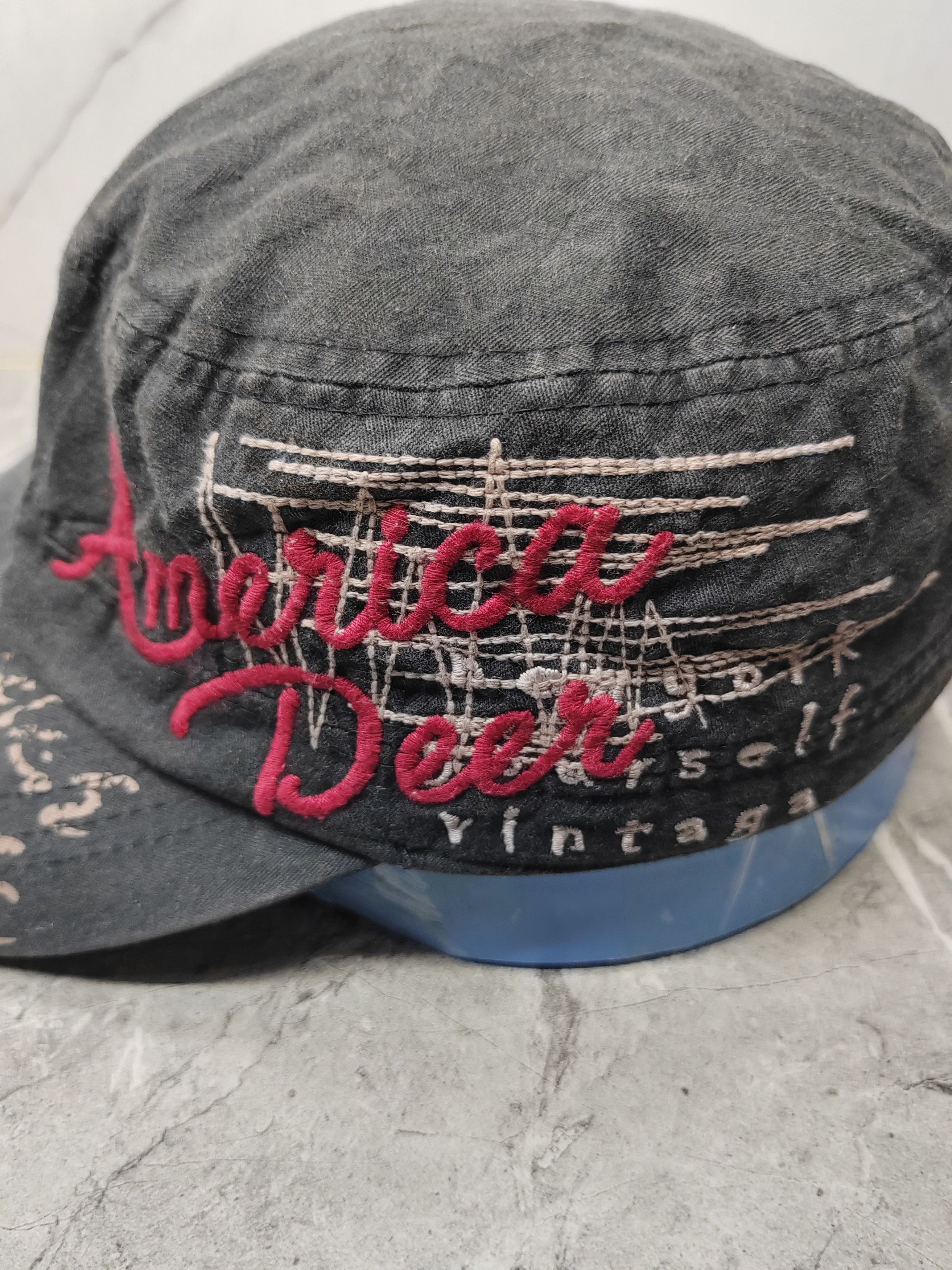 If Six Was Nine Vintage Cadet Japanese Distressed Style Cap Hat Size ONE SIZE - 5 Thumbnail