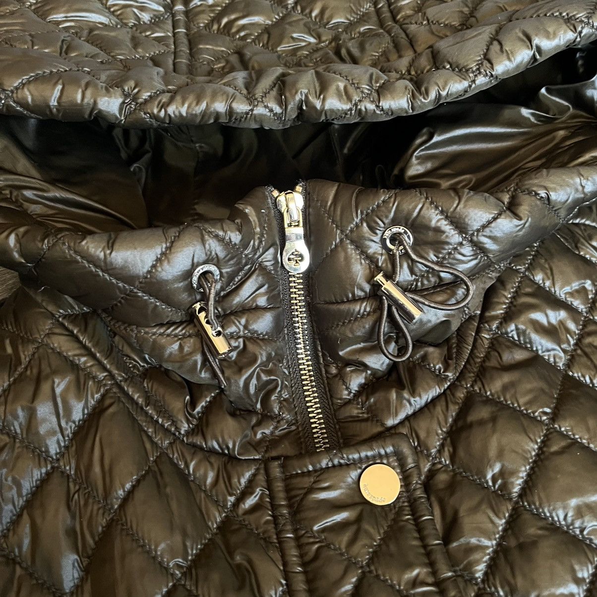 Kate Spade Kate Spade New York Women’s Hooded Quilted Anorak Coat Olive Size XL / US 12-14 / IT 48-50 - 7 Thumbnail