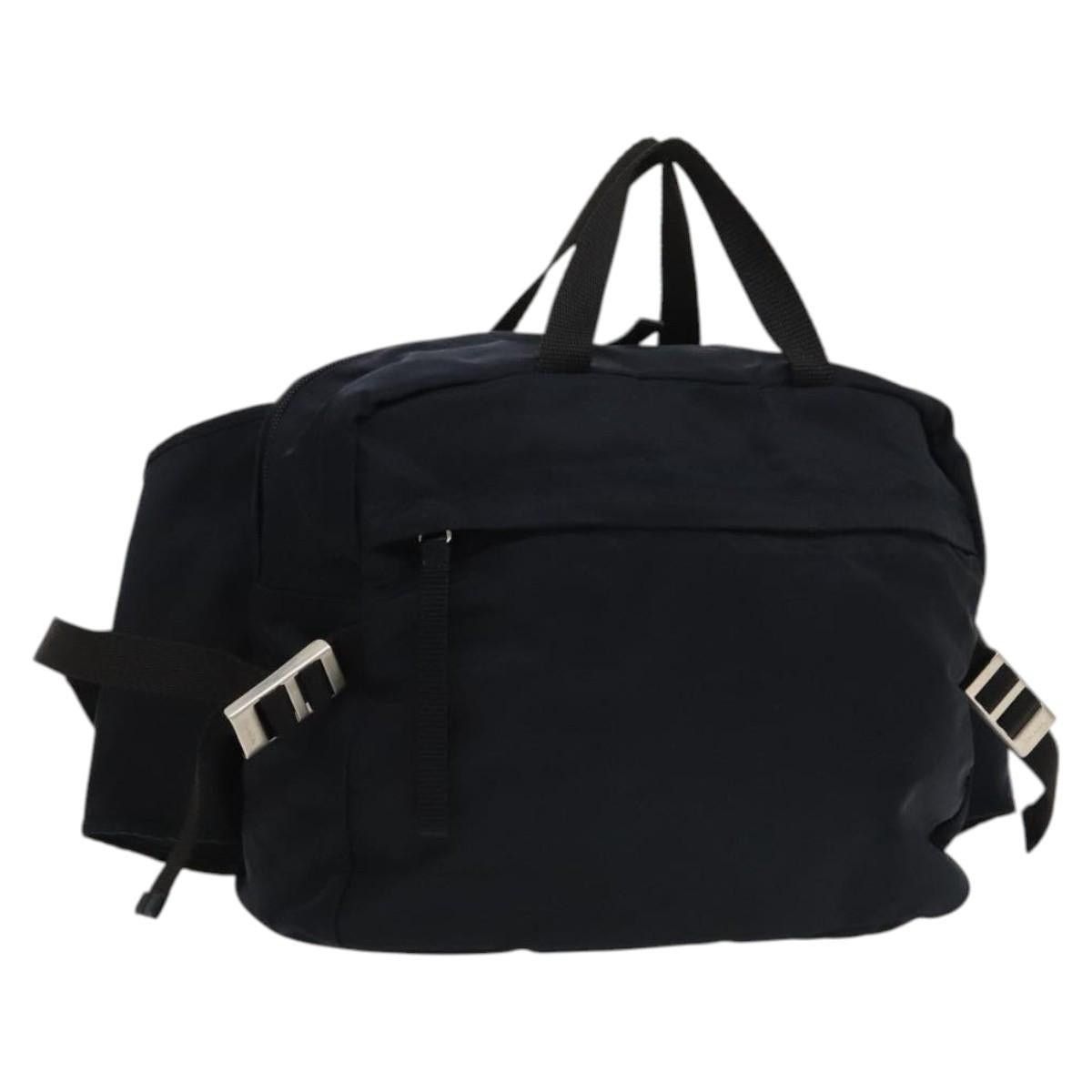 Prada PRADA Backpack Nylon Navy Silver Size ONE SIZE - 1 Thumbnail