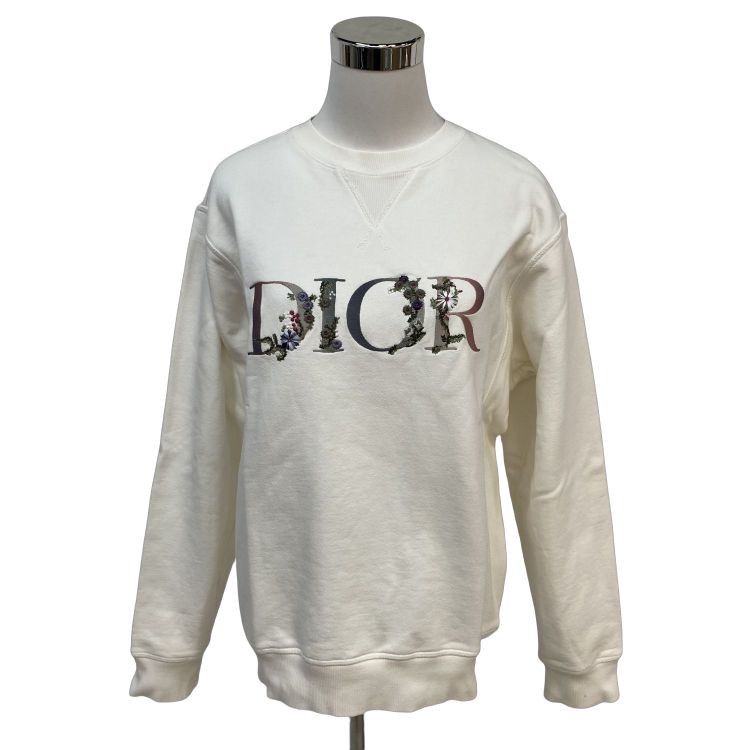 Dior Dior Floral Logo Sweatshirt Size M Size US M / EU 48-50 / 2 - 1 Thumbnail