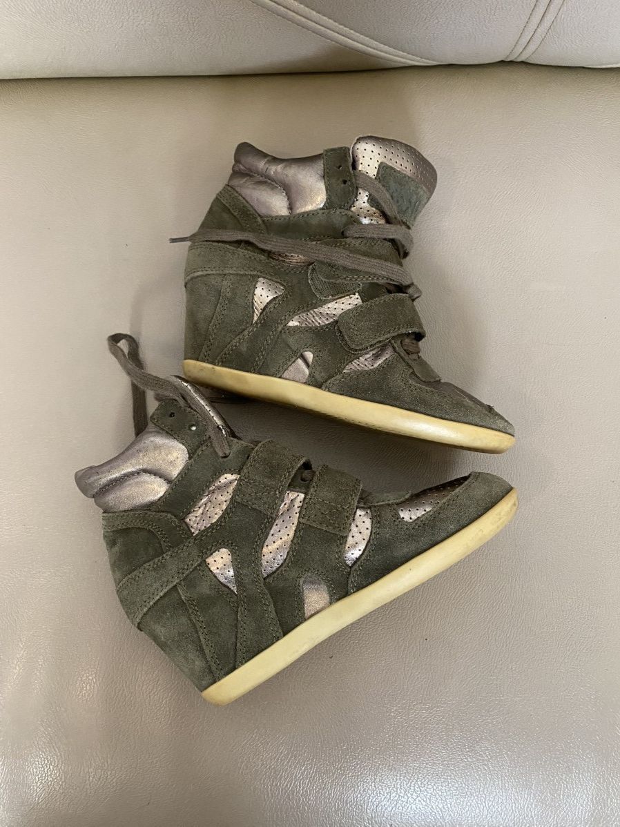 If Six Was Nine Ash high top sneakers suede Size US 5 / IT 35 - 8 Thumbnail
