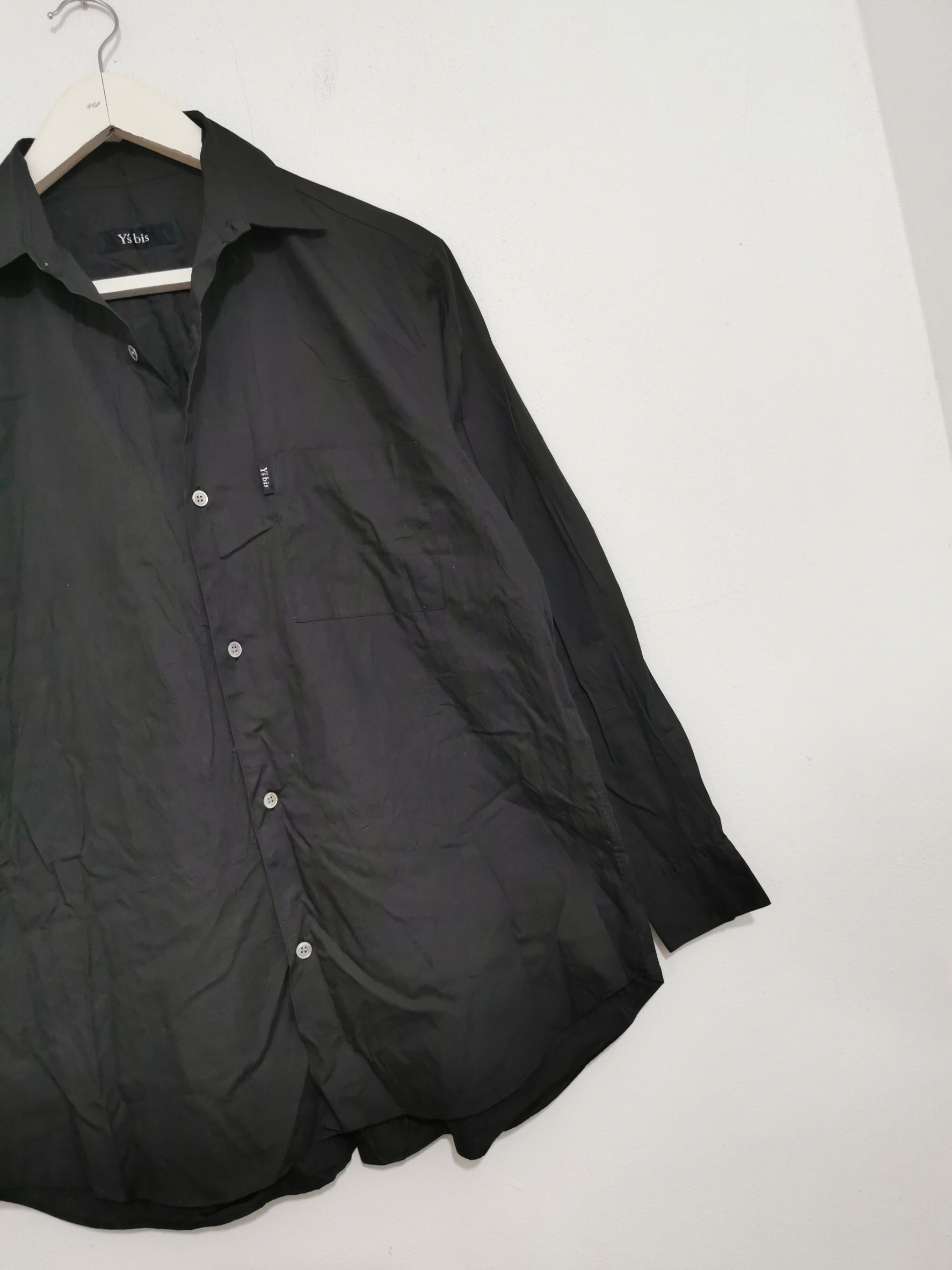 Yohji Yamamoto 🔴yohji yamamoto black shirt🔴 Size US M / EU 48-50 / 2 - 3 Thumbnail