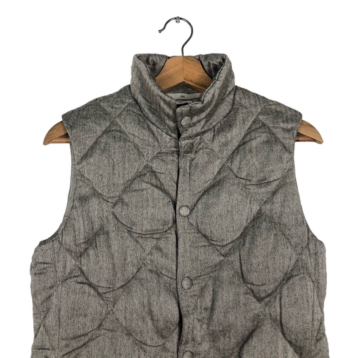 Japanese Brand 🔥Rare Vest Tank Top Quilted N4 Made in Japan Size US M / EU 48-50 / 2 - 2 Thumbnail