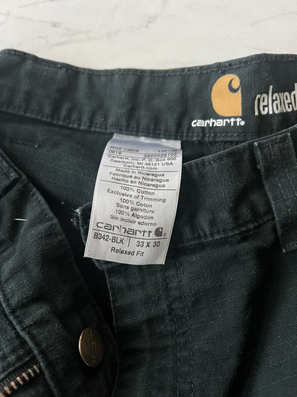Carhartt Carhartt Ripstop Cargo Carpenter Pants Size US 33 - 6 Thumbnail