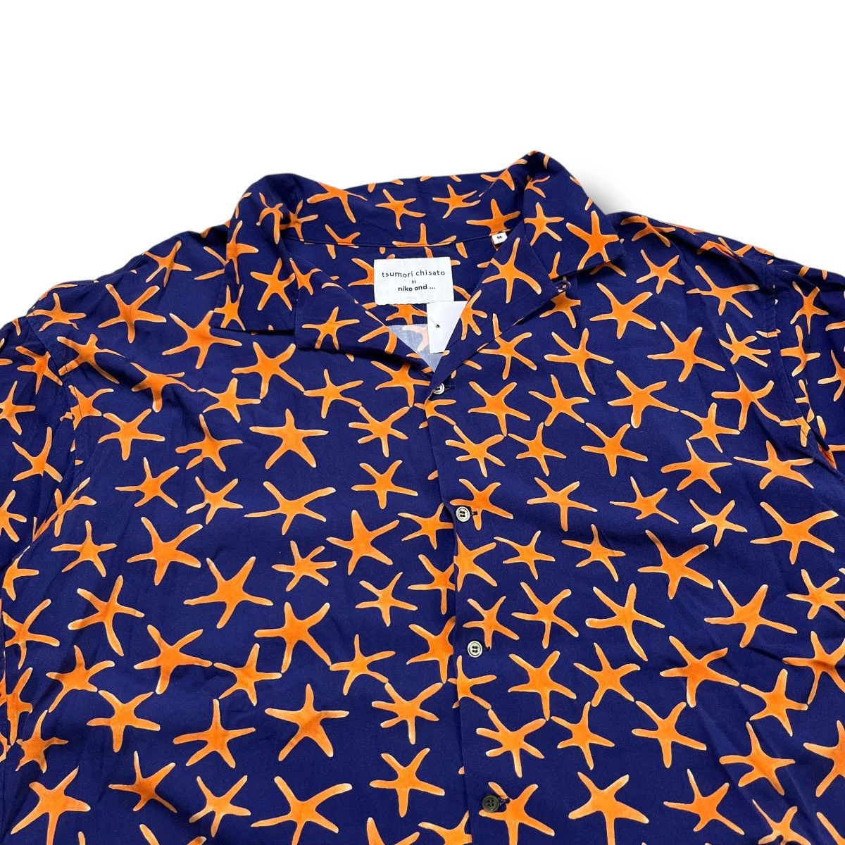 Tsumori Chisato Tsumori Chisato loop collar pattern Shirt Size US L / EU 52-54 / 3 - 4 Thumbnail