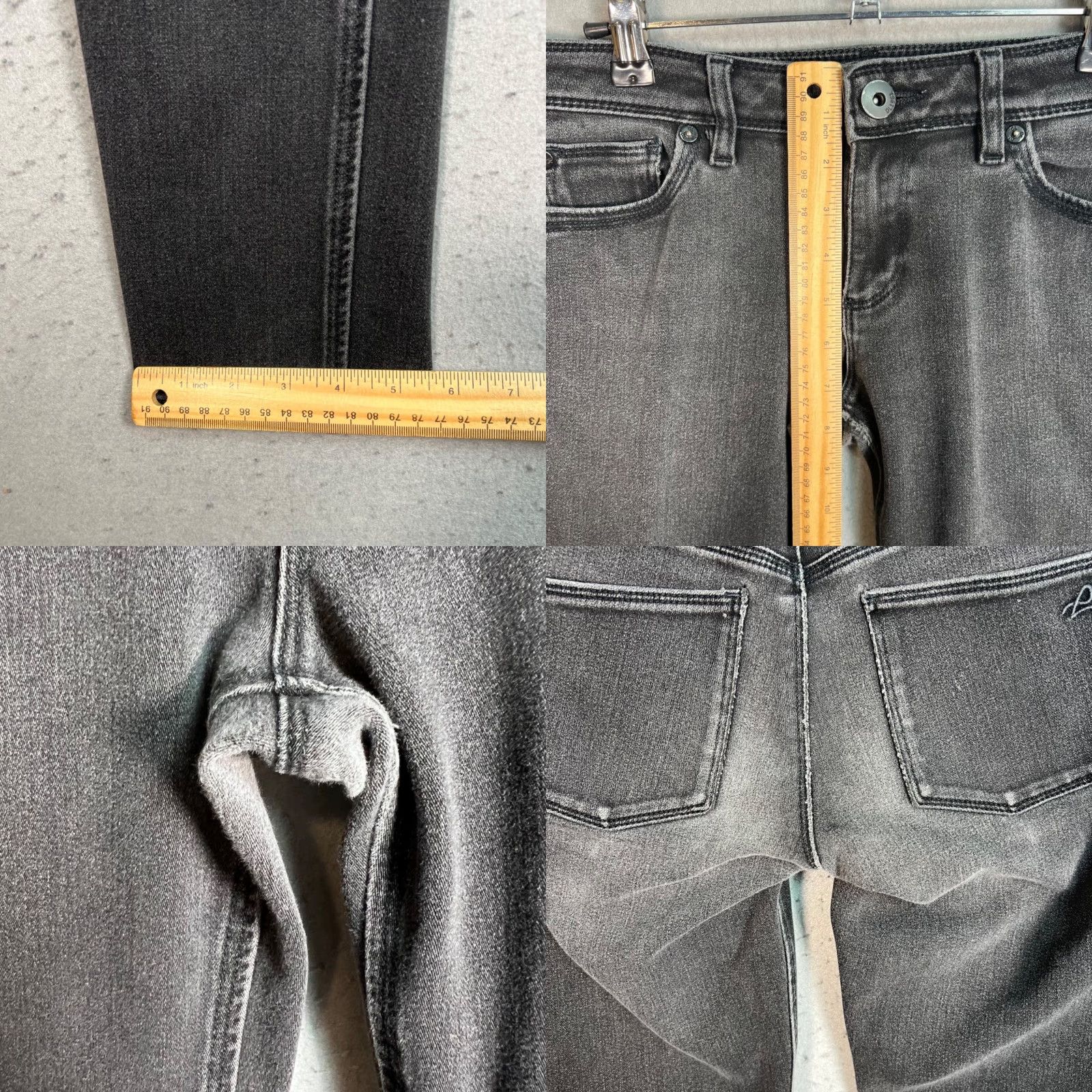 DL1961 DL1961 Black Skinny Jeans Womens Size 28 Cotton/Polyester Blend Stretch Denim Size 28" / US 6 / IT 42 - 8 Thumbnail