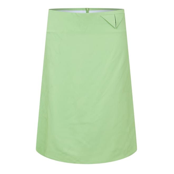 Bottega Veneta Bottega Veneta Bv Skirt in Green Size 28" / US 6 / IT 42 - 1 Thumbnail