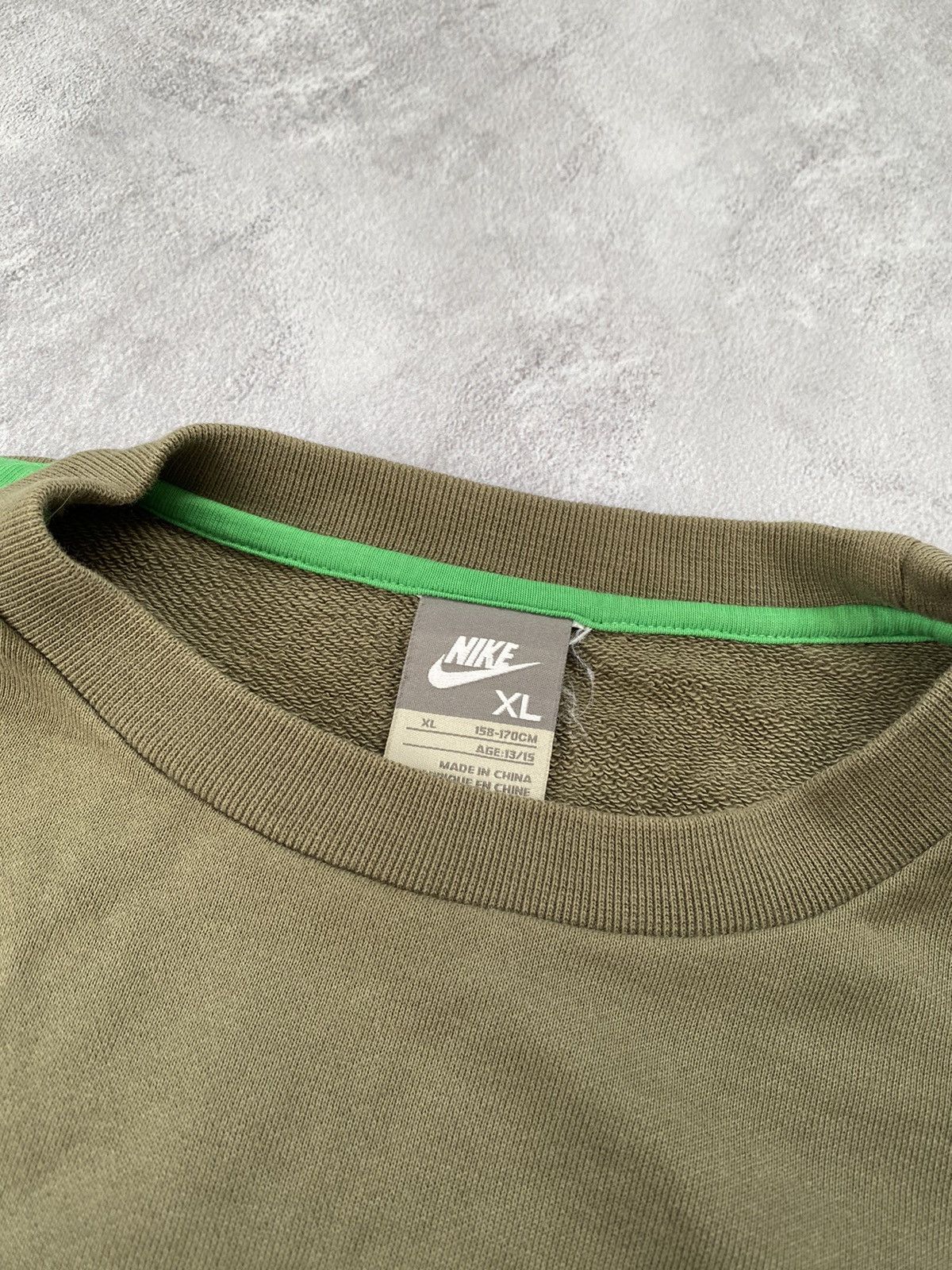 Nike Nike Sweatshirt Vintage Big logo FORESTGREEN Size US M / EU 48-50 / 2 - 5 Thumbnail