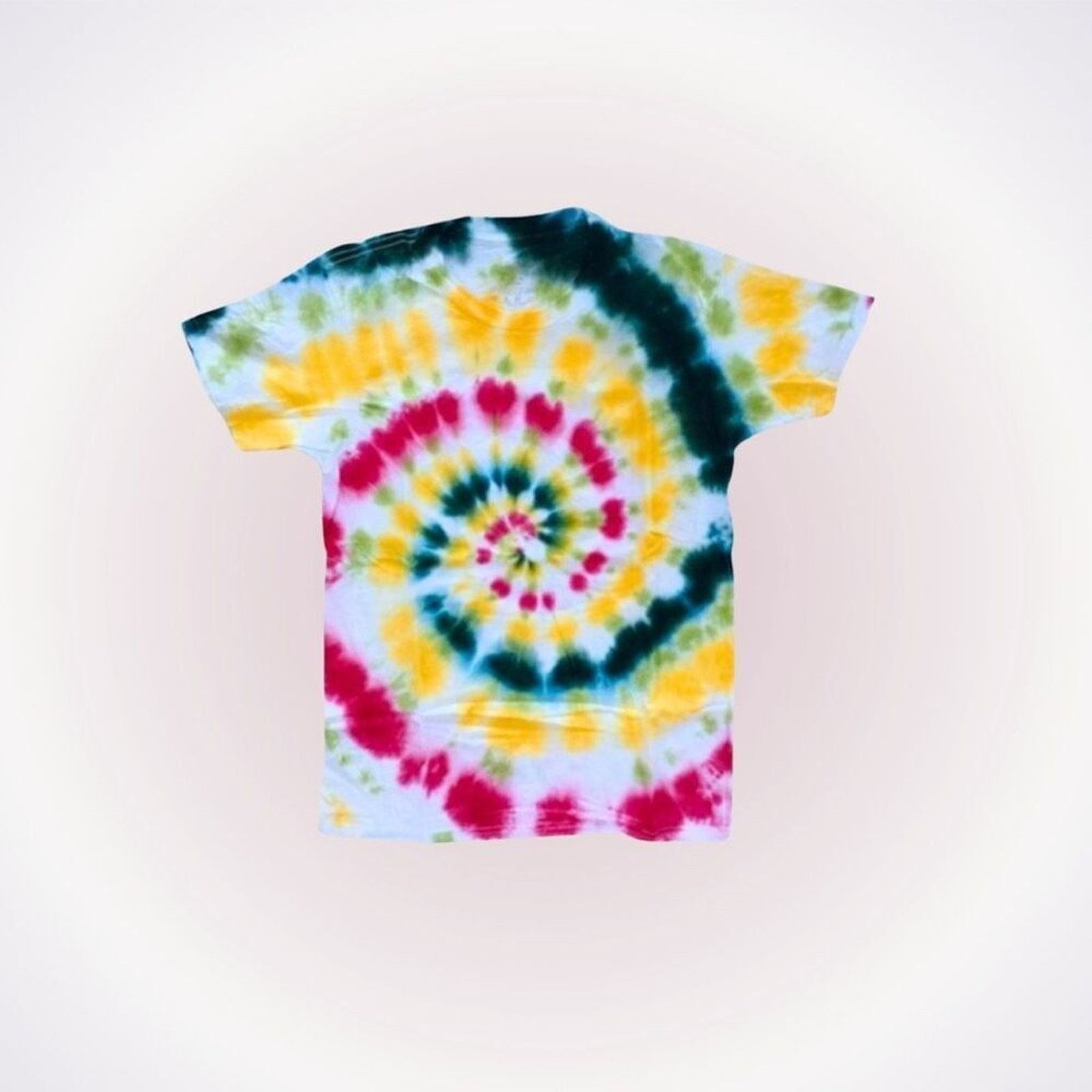 Fruit Of The Loom Dyes by MacKay Spiral Tie-Dye T-Shirt | Sz YL Size XS / US 0-2 / IT 36-38 - 1 Thumbnail