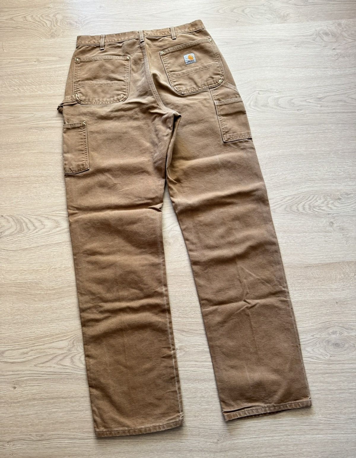 Carhartt Carhartt Double Knee Duck Brown Made In USA Loose Fit Pants Size US 34 / EU 50 - 5 Thumbnail
