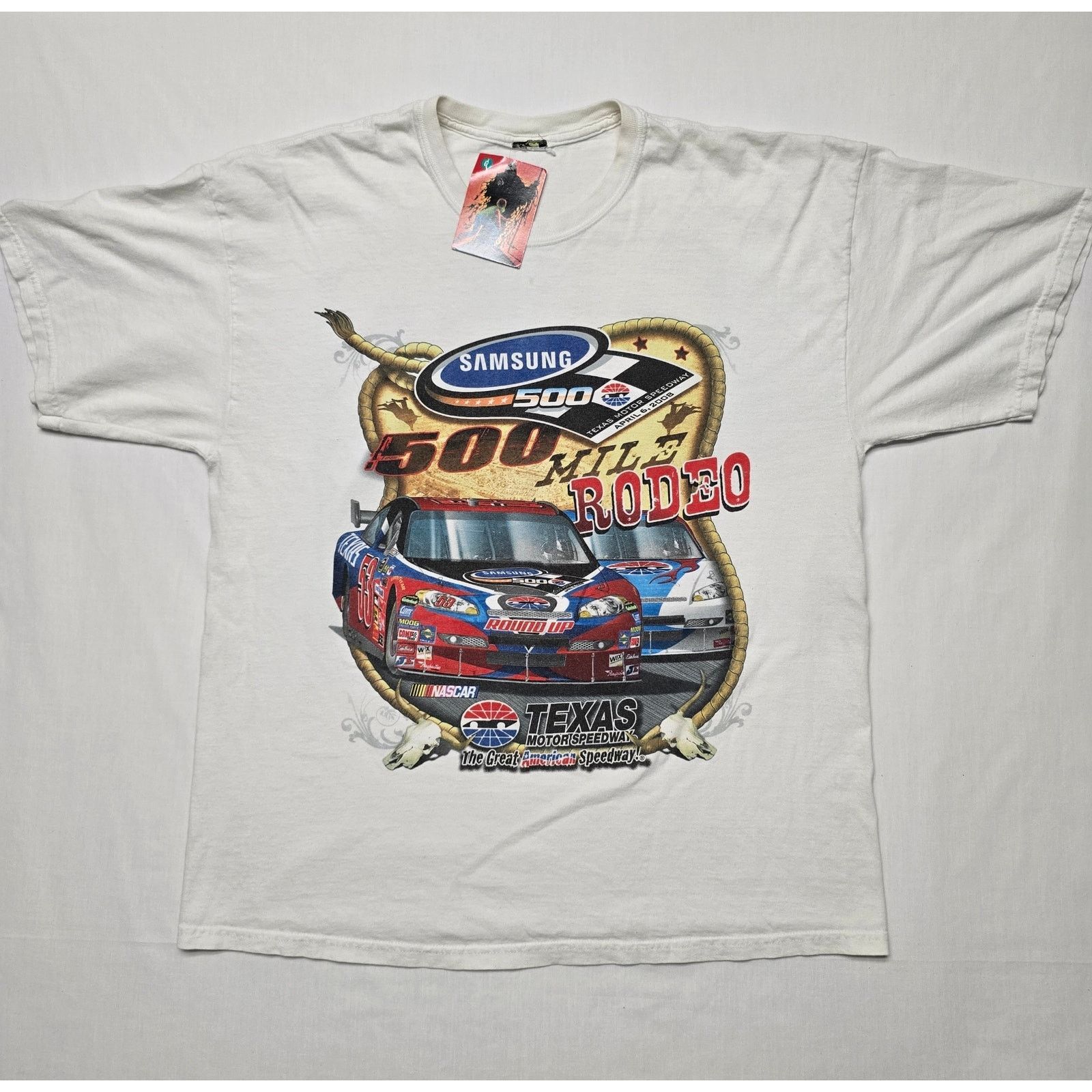 Vintage Vintage Texas Nascar Shirt Samsung 500 Mile Rodeo XL Tee Size US XL / EU 56 / 4 - 1 Thumbnail