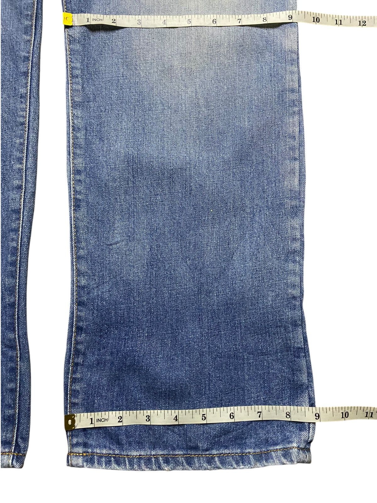 Emporio Armani × Our Legacy Vintage Emporio Armani Faded Wash Distressed Jeans Size US 37 - 14 Thumbnail