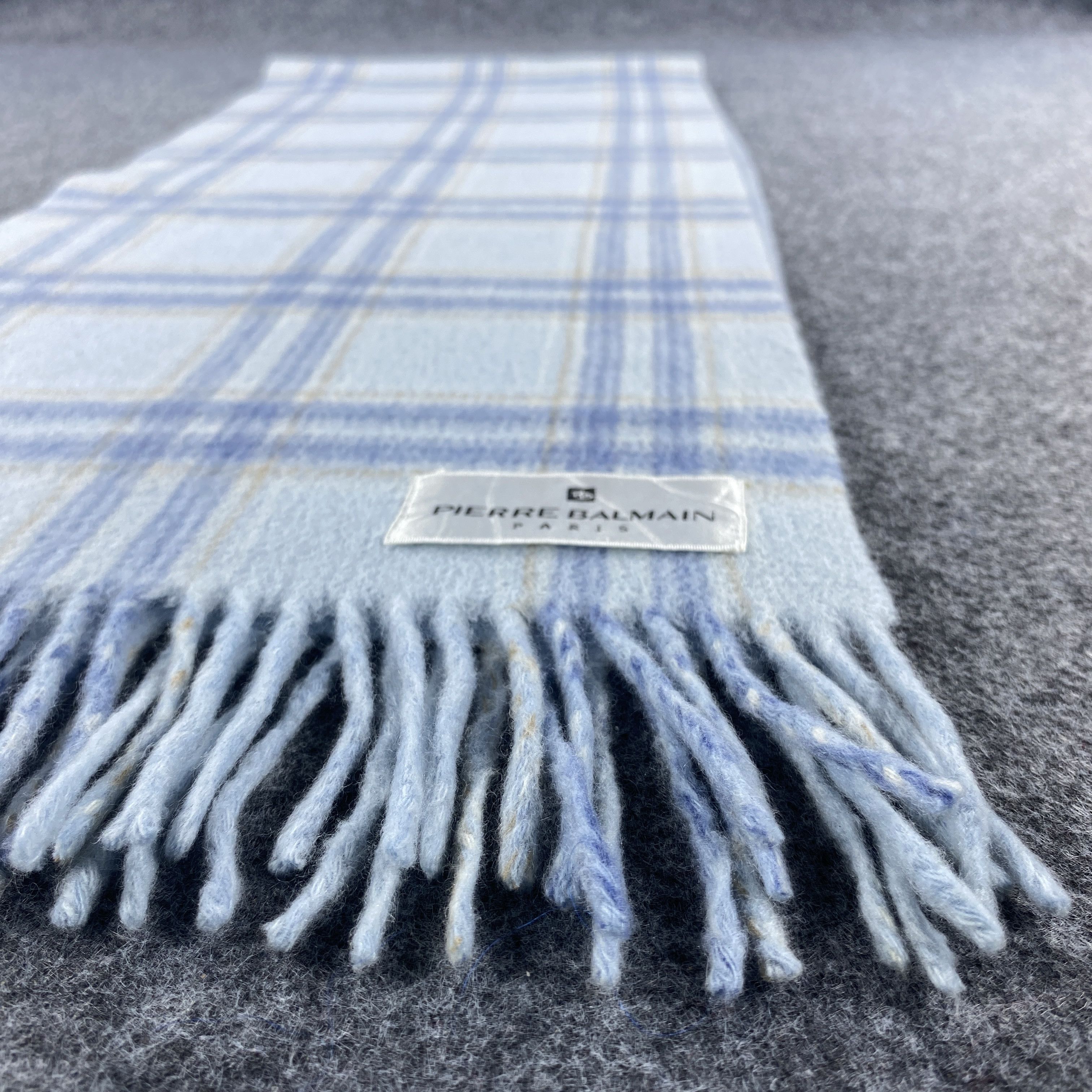 Pierre Balmain × Vintage GF10451 Pierre Balmain Scarf Neck Wear Muffler Size ONE SIZE - 7 Thumbnail