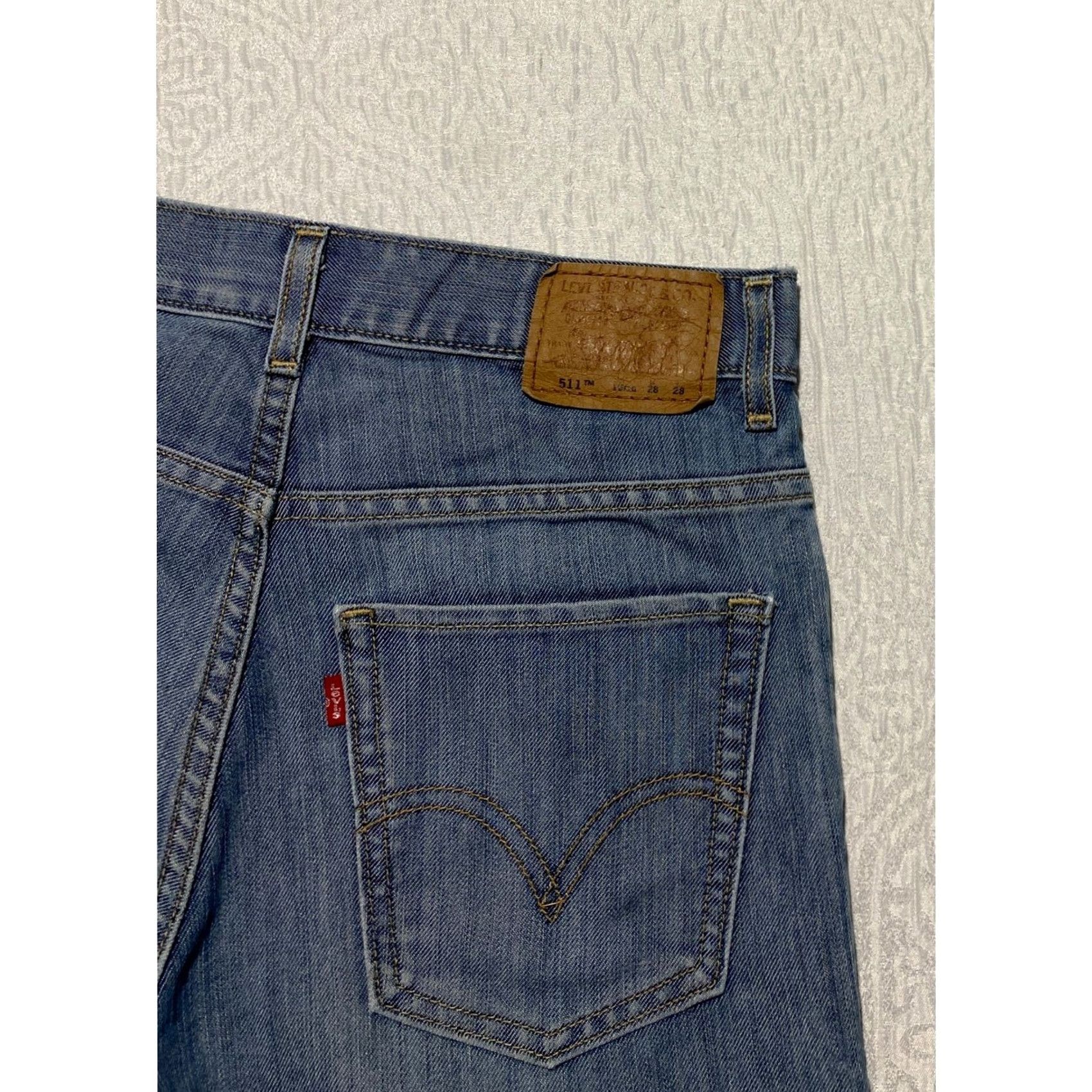 Levi's Levi's 511 Skinny Jeans Slim Fit Denim Blue 28x28 Men Slim Inseam 28 Jeans Fashion Stretch Pockets Modern Cotton Blend Polyester Size US 28 / EU 44 - 6 Thumbnail