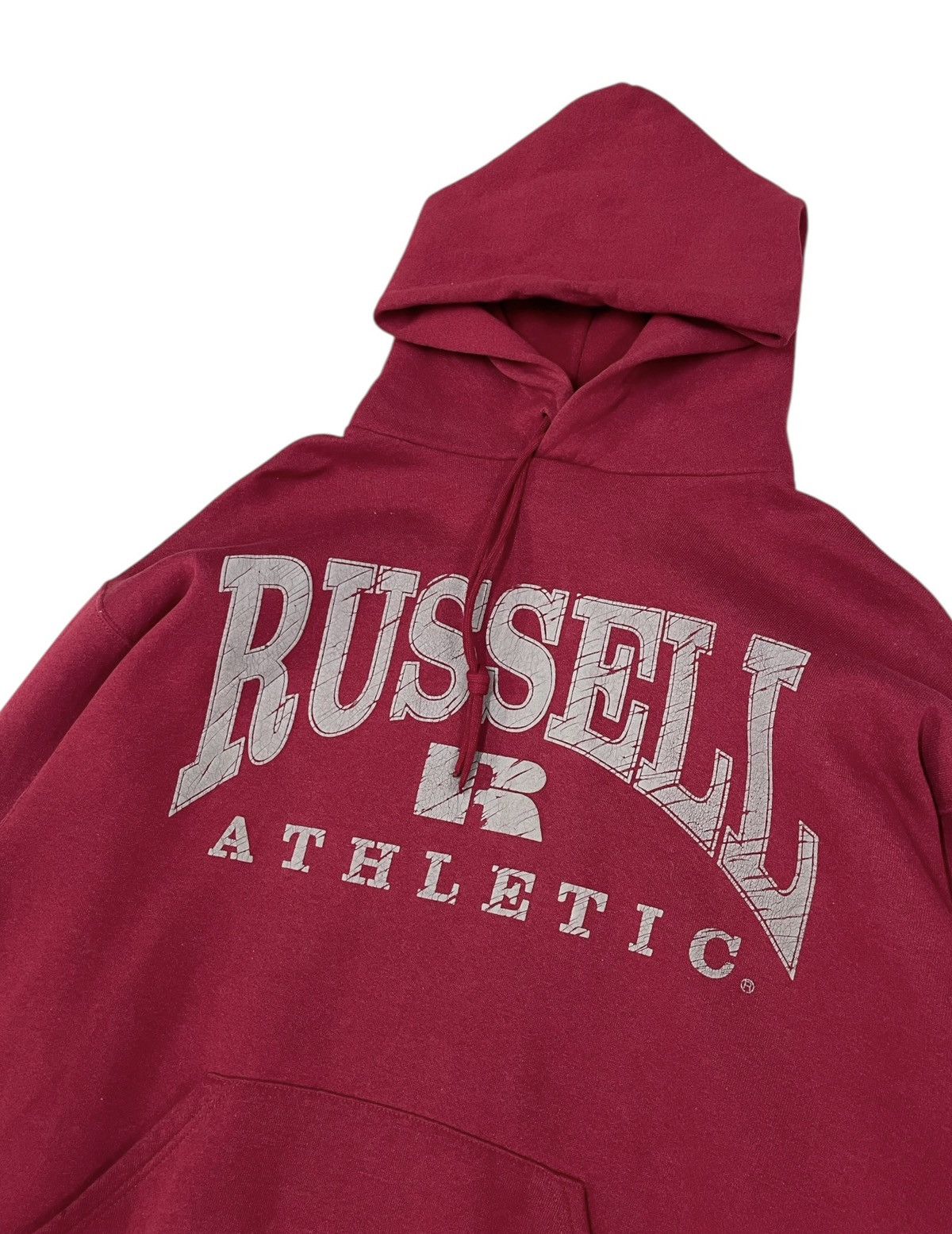 Russell Athletic Vintage Russell Athletic Spellout Hoodie Size US L / EU 52-54 / 3 - 3 Thumbnail
