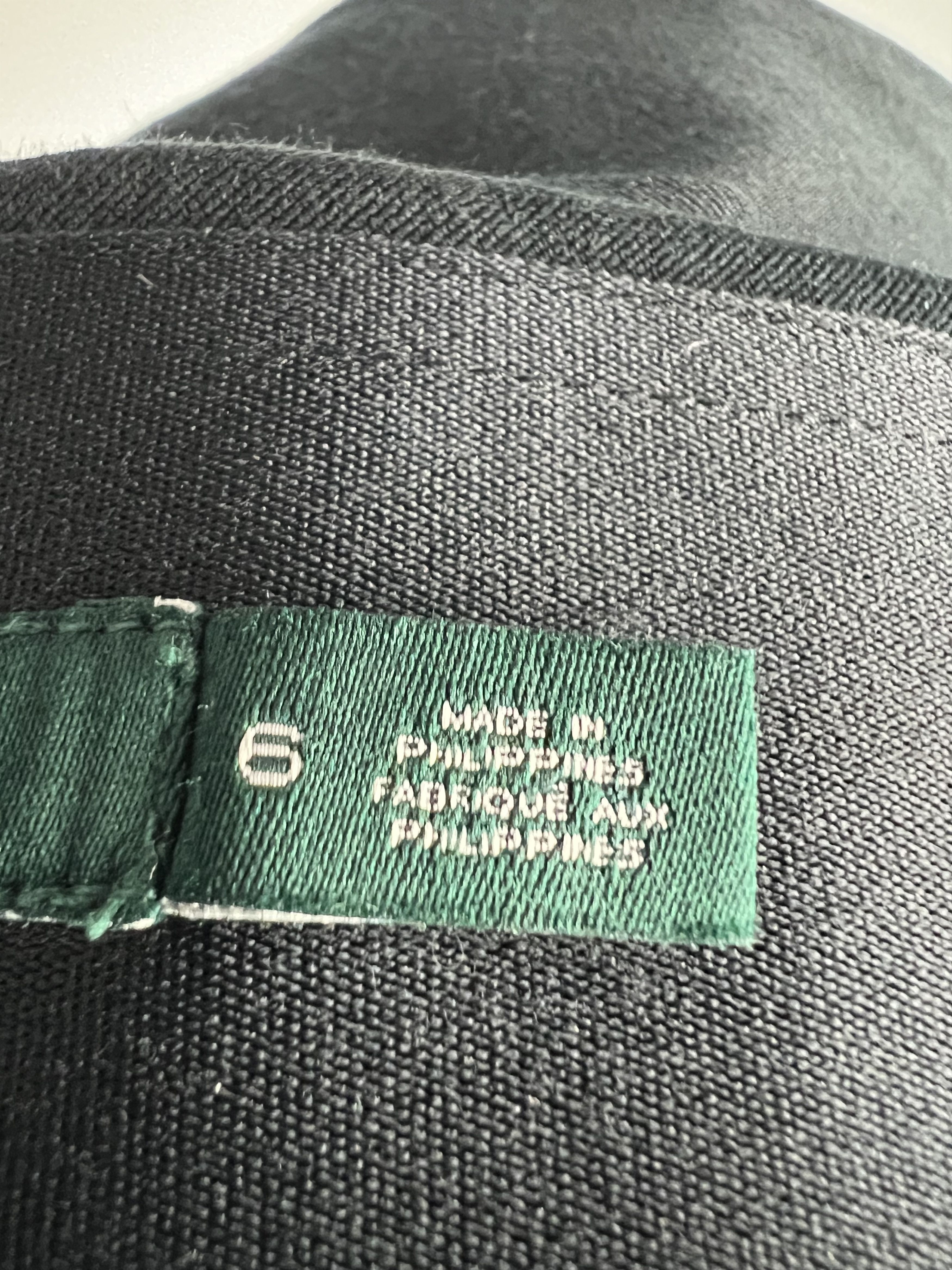 Lauren Ralph Lauren × Ralph Lauren Ralph Lauren Green Label Black Pants With Leather Stripes Size 28" / US 6 / IT 42 - 8 Thumbnail