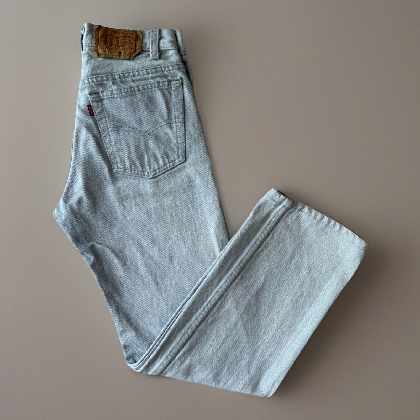 Levi's Vintage Levis 701 Jeans 25 Gray 80s Light Wash Made USA Size 25" / US 0 / IT 36 - 1 Thumbnail