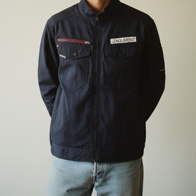 Japanese Brand Vintage Burtle Work Wear Light Jacket Tactical Gear Size US L / EU 52-54 / 3 - 1 Thumbnail
