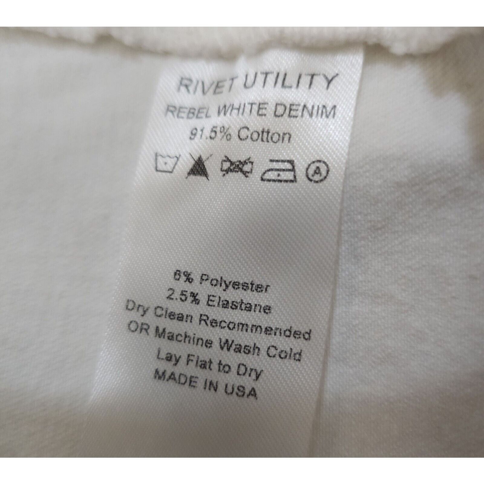Other Rivet Utility Front Zip Worker White Jumpsuit $485 Size XS Size 26" / US 2 / IT 38 - 9 Thumbnail