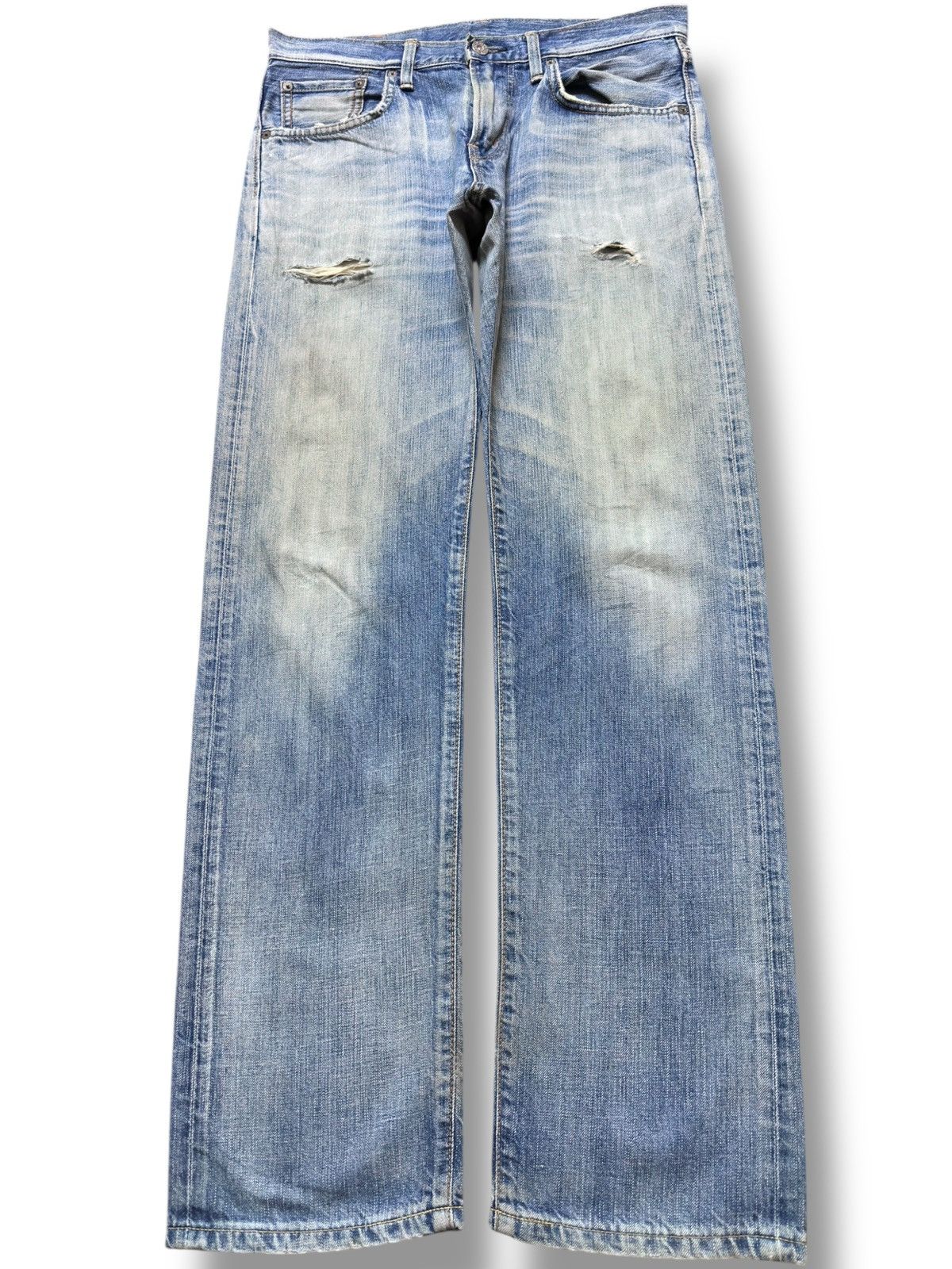 Edwin Vintage Edwin 503 Rebel Vintage Faded Distressed Denim Size US 32 / EU 48 - 1 Thumbnail