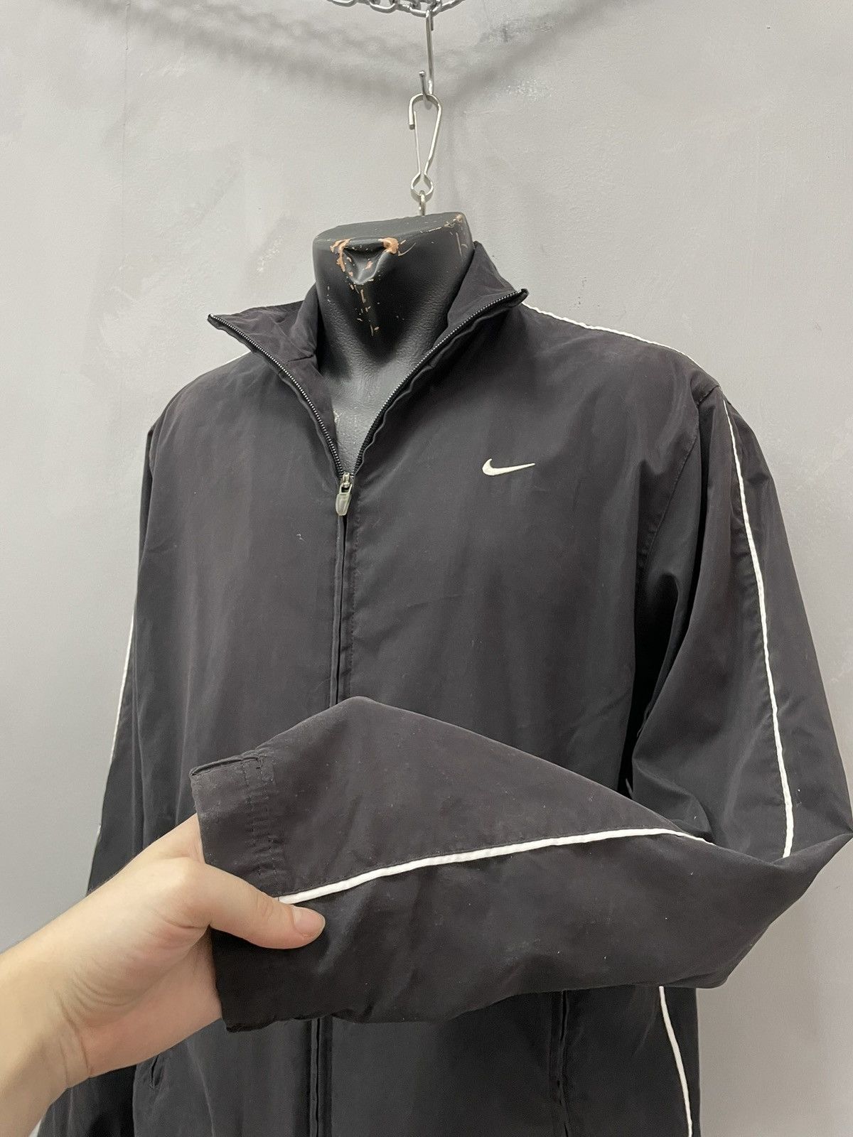 Nike Nike drill swoosh Black Track Jacket Zip Up Logo Size S Size US S / EU 44-46 / 1 - 4 Thumbnail