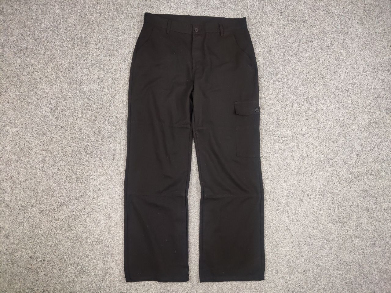 Japanese Brand Vintage 90's Japanese Baggy Black Pocket Cargo Pants Size US 36 / EU 52 - 9 Thumbnail