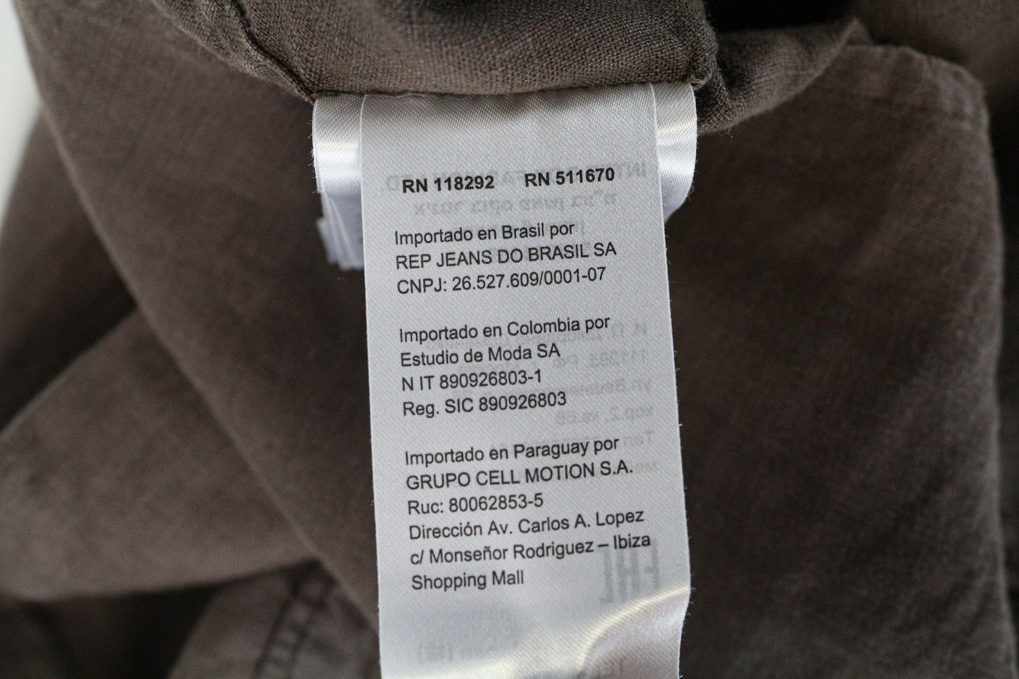 Replay L Brown Linen Short Sleeve Button-Up Shirt 74020 Size US L / EU 52-54 / 3 - 10 Thumbnail