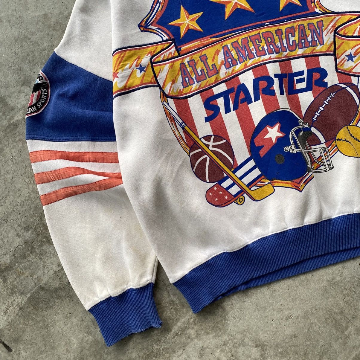Starter × Vintage Rare!Vintage Starter Sweatshirt Size US M / EU 48-50 / 2 - 3 Thumbnail