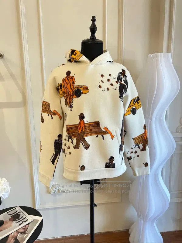 Louis Vuitton Louis Vuitton White Cotton Men's Knit Sweater . Size US M / EU 48-50 / 2 - 1 Thumbnail